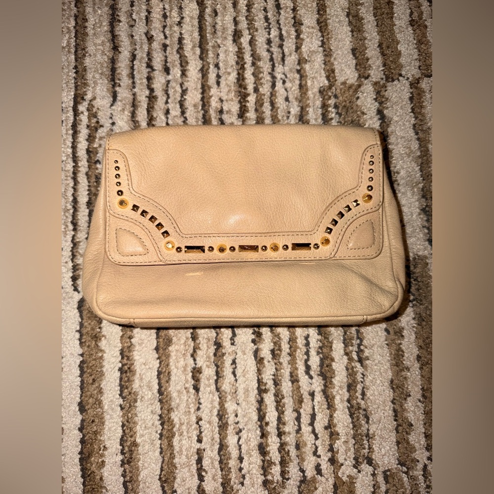 Juicy Couture Beige Crossbody Bag with Gold Details